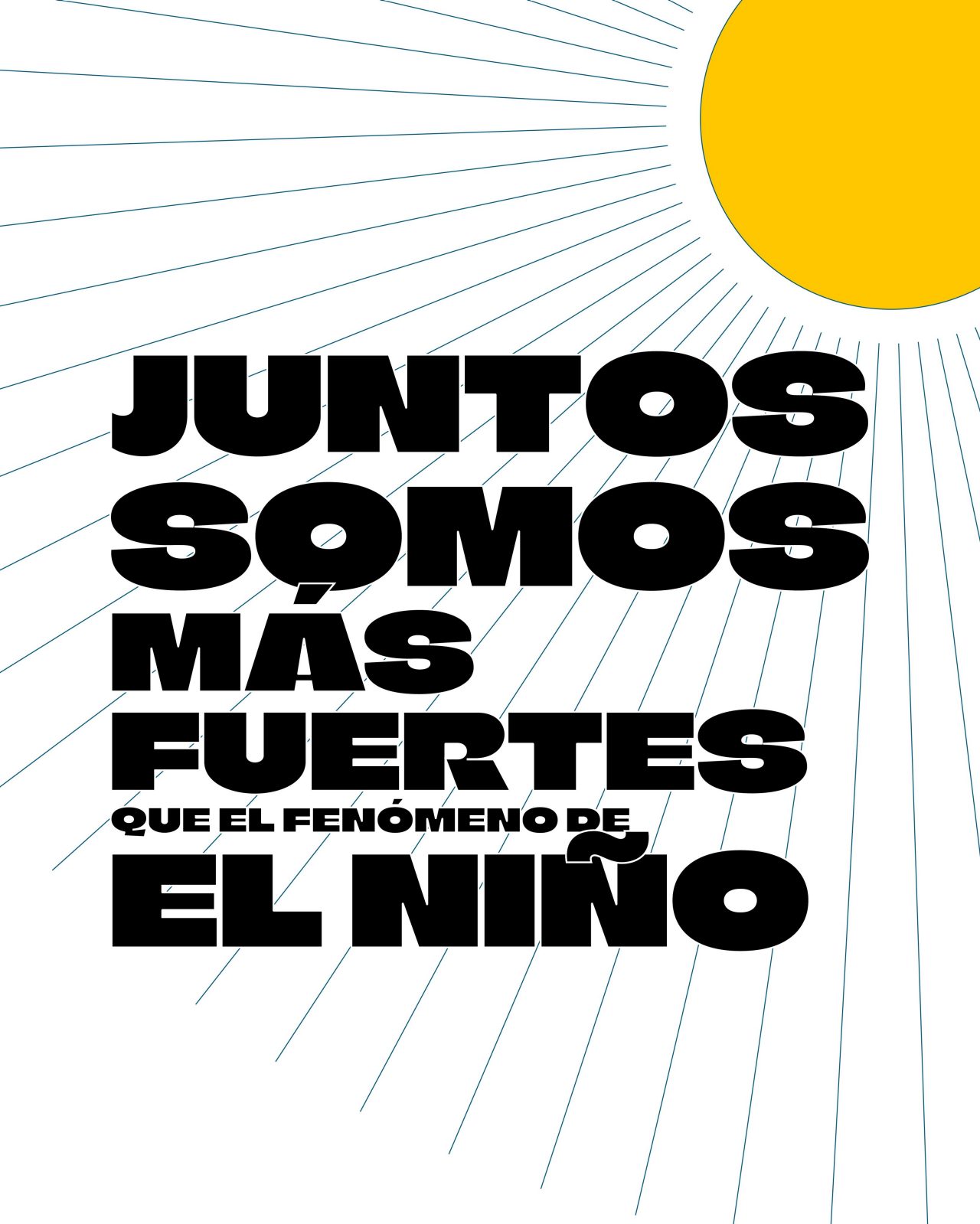 Juntos somos más fuertes que el fenómeno de El Niño